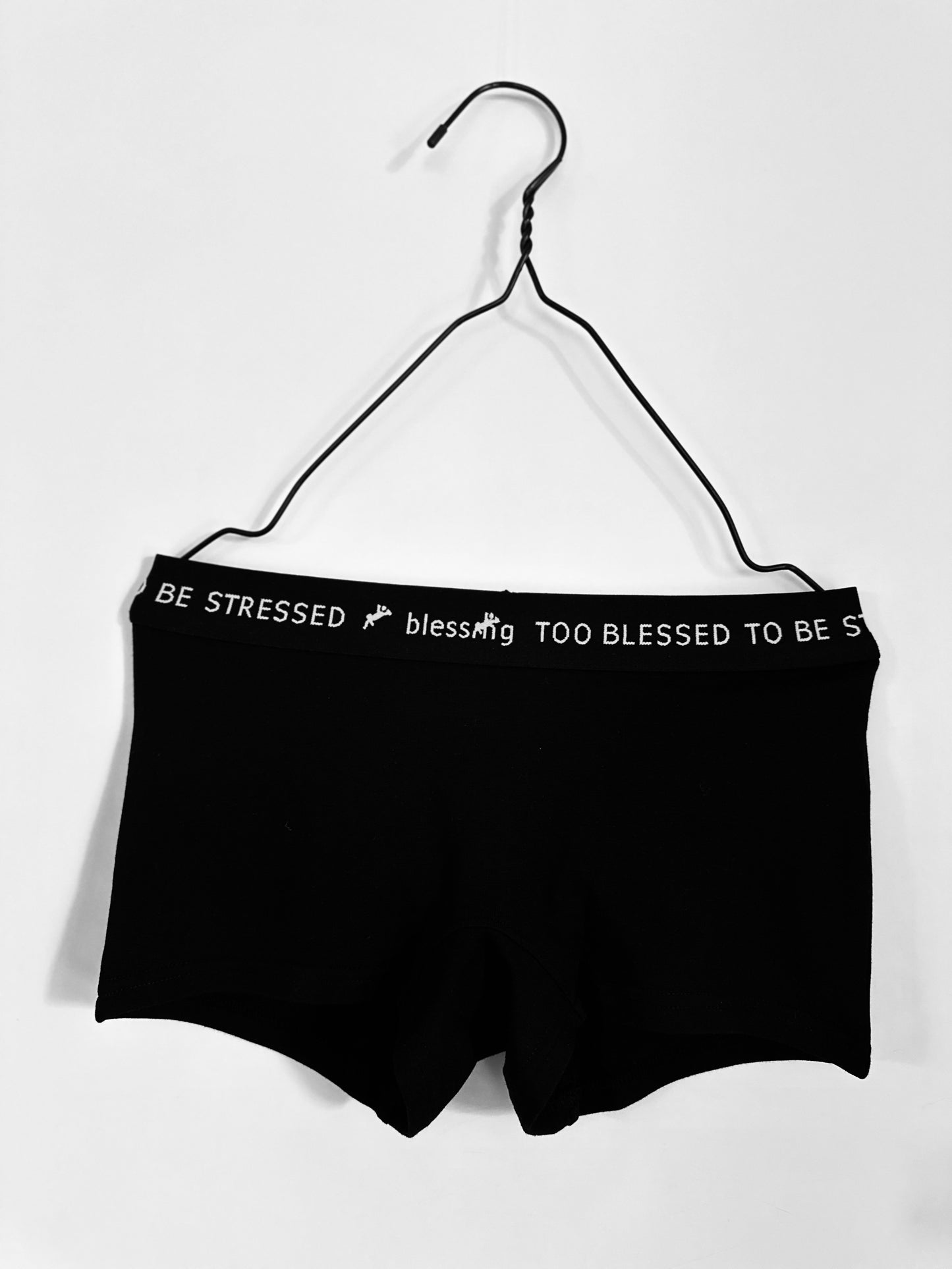 Set Boxershorts Damen (2 Stück, schwarz und weiß)