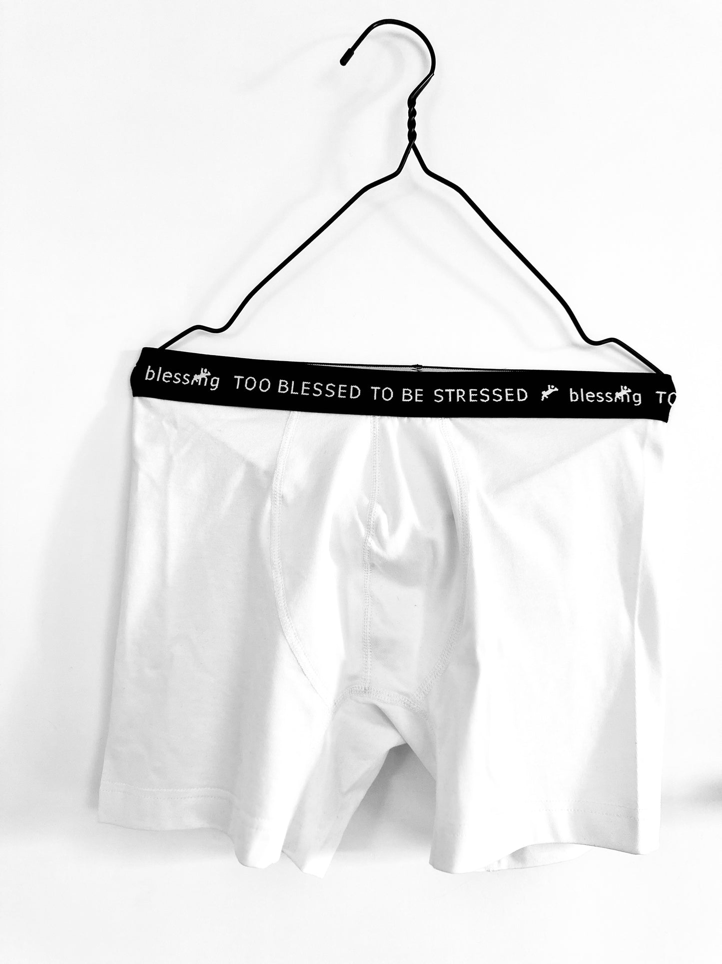 Set Boxershorts Herren (2 Stück, schwarz und weiß)
