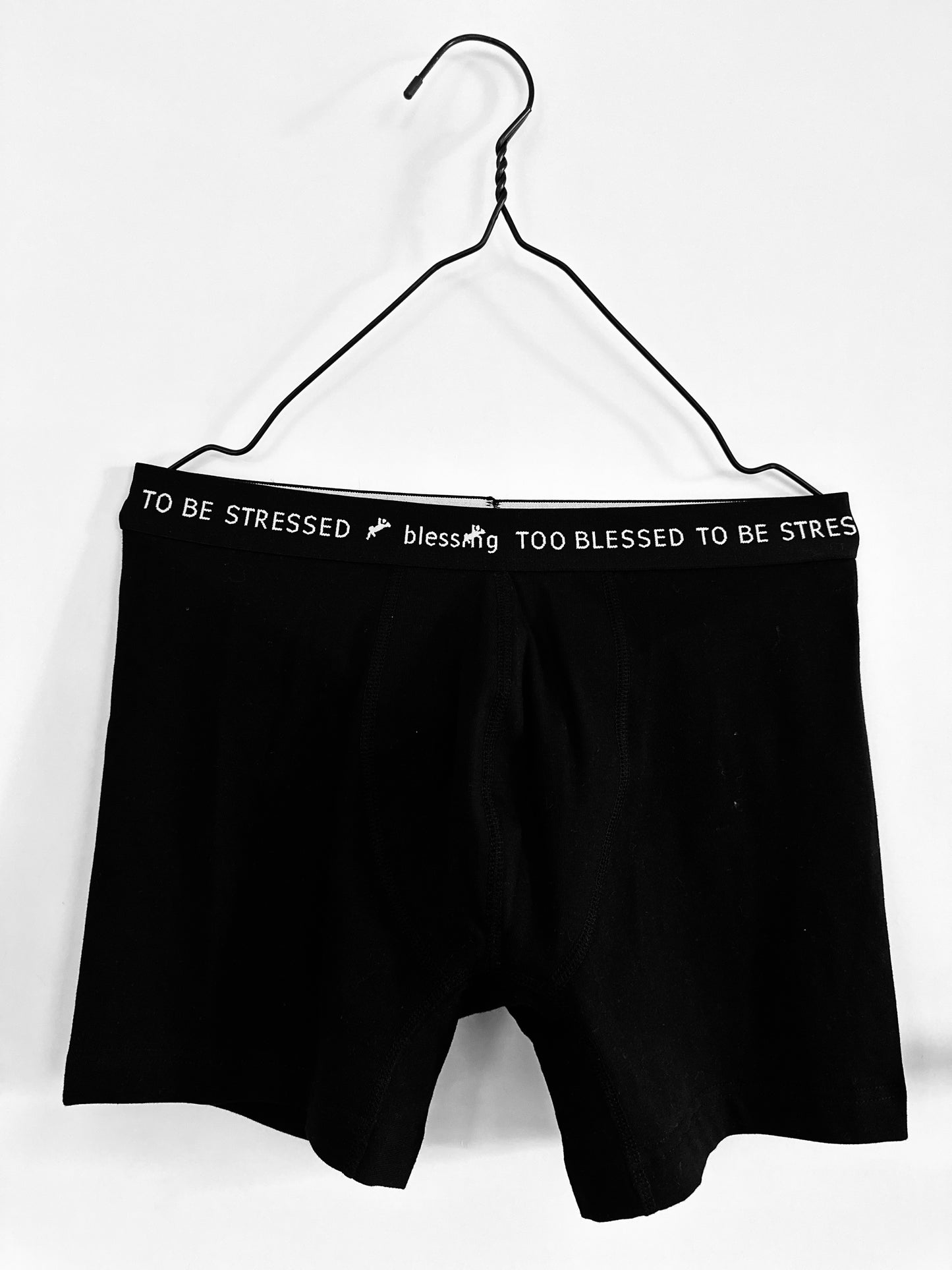 Set Boxershorts Herren (2 Stück, schwarz und weiß)